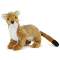 Semo Pluche wezel knuffel - lichtbruin - 23 cm - dieren speelgoed