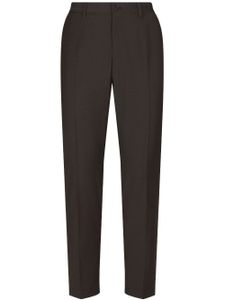 Dolce & Gabbana pantalon à logo DG Essentials brodé - Gris