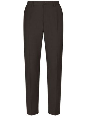 Dolce & Gabbana pantalon à logo DG Essentials brodé - Gris