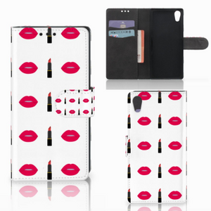 Sony Xperia XA1 Telefoon Hoesje Lipstick Kiss