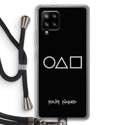 Squid Game: Samsung Galaxy A42 5G Transparant Hoesje met koord