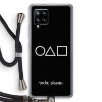 Squid Game: Samsung Galaxy A42 5G Transparant Hoesje met koord