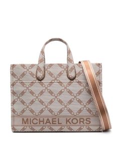 Michael Kors sac cabas à logo imprimé - Tons neutres