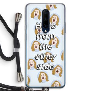 Hello: OnePlus 7 Pro Transparant Hoesje met koord