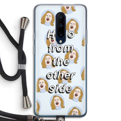 Hello: OnePlus 7 Pro Transparant Hoesje met koord