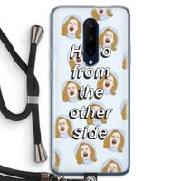 Hello: OnePlus 7 Pro Transparant Hoesje met koord