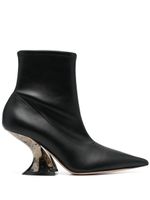 Casadei bottines Mavie 90 mm - Noir - thumbnail