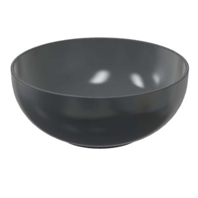 Xenz George waskom rond 37 cm keramiek zwart mat
