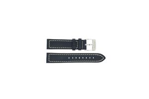Festina horlogeband F16169-2 / F16170 Leder Blauw 21mm + wit stiksel
