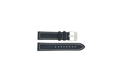 Festina horlogeband F16169-2 / F16170 Leder Blauw 21mm + wit stiksel