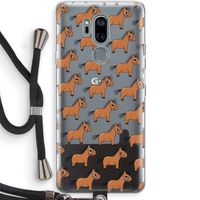 Pony: LG G7 Thinq Transparant Hoesje met koord
