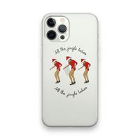 Jingle Ladies: iPhone 12 Pro Max Transparant Hoesje