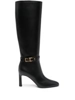 Sergio Rossi bottes Nora 80 mm en cuir - Noir - thumbnail