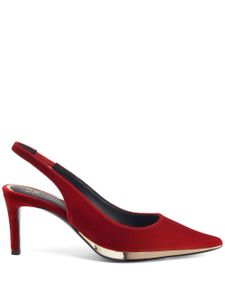 Giuseppe Zanotti escarpins Virgyn 70 mm en velours - Rouge