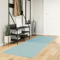 VidaXL Vloerkleed oviedo laagpolig 80x250 cm groen