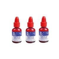 3x stuks flesje dik vloeibaar horror nepbloed schmink 20 ml - thumbnail