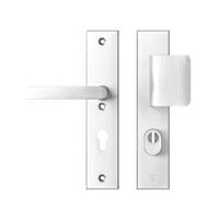 AXA AXA veiligheidsbeslag voordeur Edge Plus rechthoekig schild D-knop/Blok-kruk PC72 met kerntrekbeveiliging SKG3 - aluminium AXA AXA veiligheidsbeslag voordeur Edge Plus rechthoekig schild D-knop/Blok-kruk PC72 met kerntrekbeveiliging SKG3 - aluminium