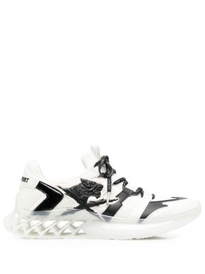 Plein Sport baskets Runner Tiger à lacets - Blanc