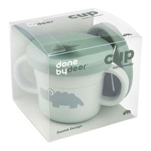 Done By Deer snack/tuitbeker croco groen, 215ml