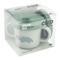 Done By Deer snack/tuitbeker croco groen, 215ml