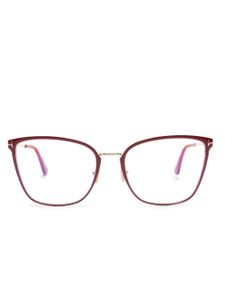 TOM FORD Eyewear lunettes de vue à monture papillon - Rouge