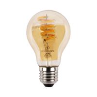 Tuya slimme led filament lamp goud - e27 fitting kogelvormig - dual white