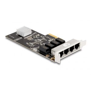 PCI Express x4 Card 4 x RJ45 Gigabit LAN Netwerkadapter