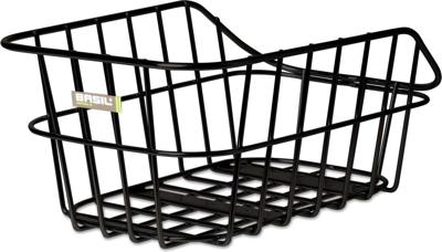 Fietsmand Basil Cento met dragerbevestiging 45 x 33 x 21 cm - zwart
