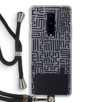 Moroccan Print: OnePlus 8 Transparant Hoesje met koord