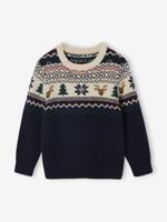 Sweater en sokken voor jongens marineblauw