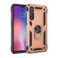 Sergeant Armor schokbestendig TPU + PC beschermende case voor Xiaomi mi 9 met 360 graden rotatie houder (goud)