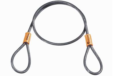 Kryptonite KryptoFlex 410 Double Loop Kabelslot Zwart