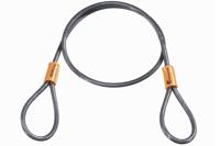 Kryptonite KryptoFlex 410 Double Loop Kabelslot Zwart