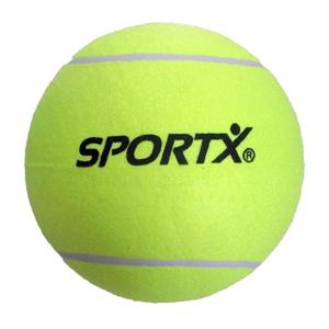 SportX Jumbo Tennisbal - XXL - geel - 22 cm - speelgoed