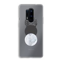 Marmeren cirkels: OnePlus 8 Pro Transparant Hoesje