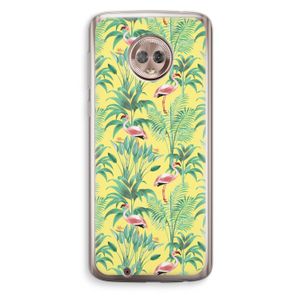 Flamingo party: Motorola Moto G6 Transparant Hoesje
