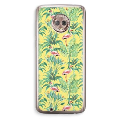 Flamingo party: Motorola Moto G6 Transparant Hoesje