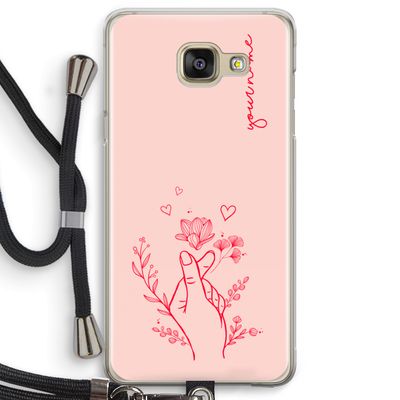 Giving Flowers: Samsung Galaxy A5 (2016) Transparant Hoesje met koord