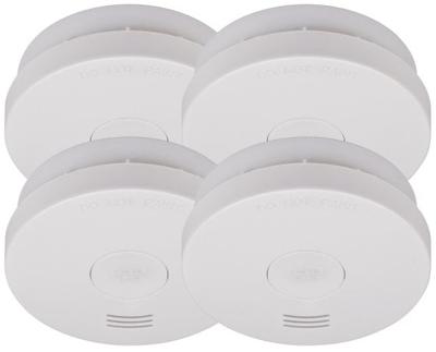 Brennnenstuhl Rookmelder SET | 4x RM L 3100 met geïntegreerde batterij - 1290050004