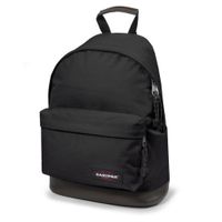 Eastpak Wyoming rugzak Zwart, Bruin Leer, Polyamide - thumbnail