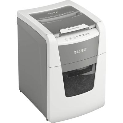 Leitz IQ Autofeed Small Office 100 P5 Papierversnipperaar 100 vellen Micro cut 2 x 15 mm P-5 34 l Ook geschikt voor Paperclips, Nietjes, Creditcards