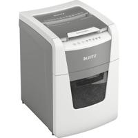 Leitz IQ Autofeed Small Office 100 P5 Papierversnipperaar 100 vellen Micro cut 2 x 15 mm P-5 34 l Ook geschikt voor Paperclips, Nietjes, Creditcards