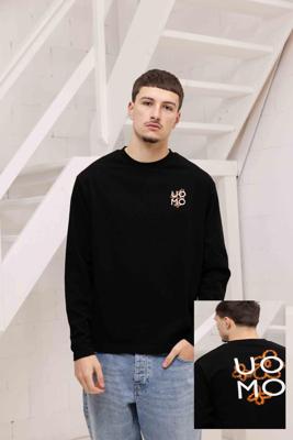 24 Uomo Flora 2.0 Longsleeve Shirt Heren Zwart/Oranje - Maat M - Kleur: Zwart | Soccerfanshop