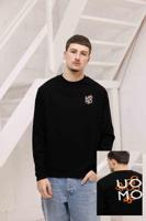 24 Uomo Flora 2.0 Longsleeve Shirt Heren Zwart/Oranje - Maat XS - Kleur: Zwart | Soccerfanshop