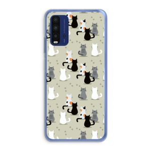 Katten: Xiaomi Redmi 9T Transparant Hoesje