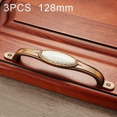 3 stuks 5008-128 kabinet zink legering retro handvat koffie kat oog handvat (koffie crack)