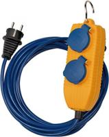 Brennenstuhl verlengsnoer ip54 met powerblock 5m blauw - 1161750020