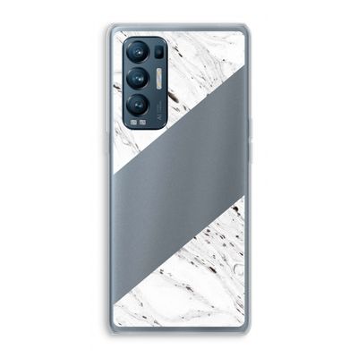 Biggest stripe: Oppo Find X3 Neo Transparant Hoesje