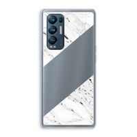 Biggest stripe: Oppo Find X3 Neo Transparant Hoesje