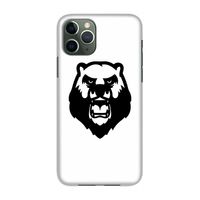 Angry Bear (white): Volledig geprint iPhone 11 Pro Hoesje